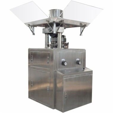 खाद्य उत्पादन के लिए स्टेनलेस स्टील रोटरी टैबलेट मशीन 25 मिमी व्यास